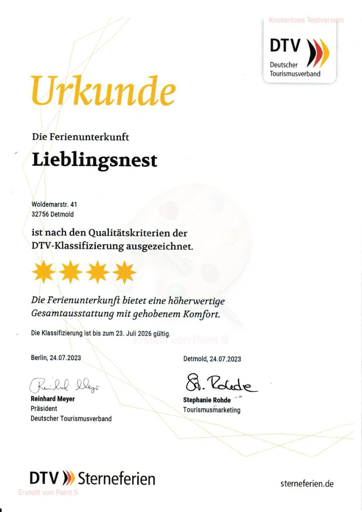 Ferienwohnung Lieblingsnest Detmold Exterior foto